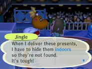 A player talking to Jingle.