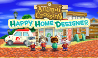 Tom Nook as he appears on the title screen for Happy Home Designer