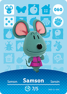 Samson's amiibo card