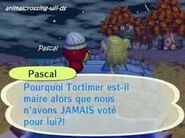 Pascal parlant au joueur dans Let's Go to the City