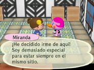 Miranda se irá del pueblo y está preparando la mudanza.