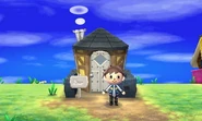 La maison de Klaus vue de l'extérieur dans New Leaf