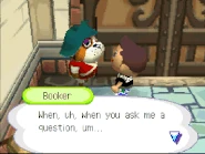 Chausset parlant au joueur dans Wild World