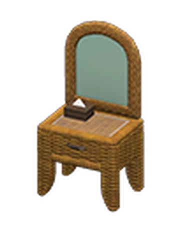 Rattan Vanity Animal Crossing Wiki Fandom This page contains a list of all furniture available in animal crossing: