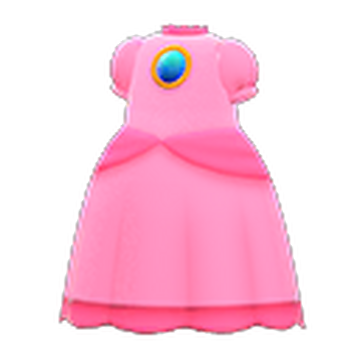 Peach princess shop dress