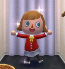 Un joueur féminin dans Animal Crossing: Happy Home Designer