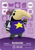 Antonio's amiibo card
