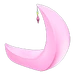 NH-Furniture-Crescent-moon chair (pink)