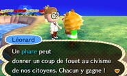 Léonard proposant de construire un phare