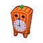 Spooky clock icon