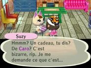 Suzy recevant un cadeau dans Let's Go to the City