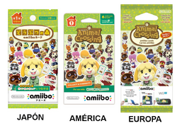 Nintendo Animal Crossing amiibo Cards Series 4 para Nintendo Wii U, 1  paquete (6 tarjetas/paquete)