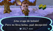 Cazando una Oruga de bolsón en New Leaf