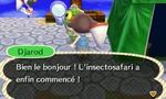 Djarod saluant le joueur lors de l'insectosafari