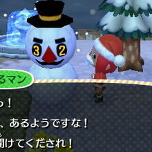 Download Free Snowman Animal Crossing Wiki Fandom PSD Mockup Template