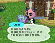 Chulin parlant au joueur