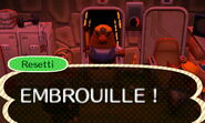 Resetti criant "embrouille"