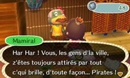 Mamiral se moquant des "gens de la ville"