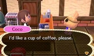 Coco au Perchoir dans New Leaf