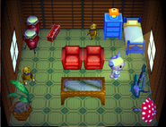 La maison de Myrtille dans Animal Crossing