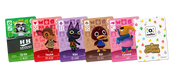 amiibo cards of DJ KK, Fauna, Kiki, Bill and Cyrano