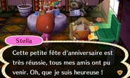 L'anniversaire de Stella dans New Leaf