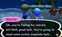 BlancheFishing.jpeg (41 KB) Blanche comments on the player's fishing rod.