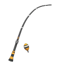 Orange Outdoorsy Fishing Rod