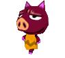 Salami dans Animal Crossing