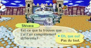 Shivava posant une question au joueur