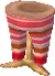 Pantalón rayas rojo (New Leaf)