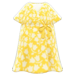 sachin and babi light blue dress Yellow Self Design Knee Length Casual Women Flared Dresses