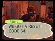 Reset Code 64