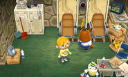 The interior of the Reset Center in New Leaf upon first entrance.