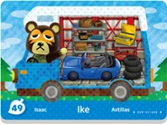 La carte Amiibo d'Isaac