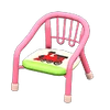 NH-Furniture-Baby chair (pink) (train)