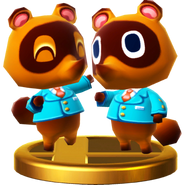 Le trophée de Méli et de Mélo dans Super Smash Bros. Wii U
