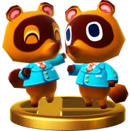 Le trophée de Méli et de Mélo dans Super Smash Bros. Wii U