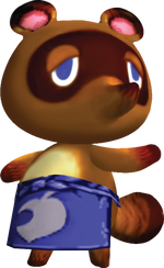 Tom Nook, the owner of , will help any new residents settle into the town.