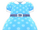 Belted dotted dress