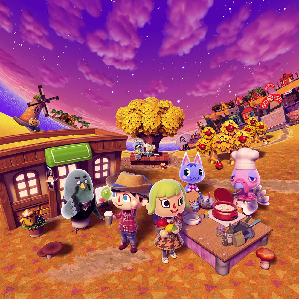 Customisable ACNH, Animal Crossing New Horizons, INSTANT 2 Palm-tree Lamps 