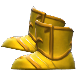 Gold-armor shoes | Animal Crossing Wiki | Fandom