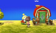 La maison de Rhona vue de l'extérieur dans New Leaf