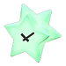NH-Furniture-Star clock (green)