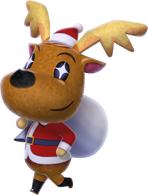 , a reindeer; not a deer.