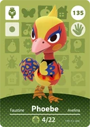 Phoebe's amiibo card
