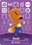 La première carte amiibo de Rounard (série 1, Amérique du Nord)