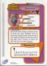 Samson | Animal Crossing Wiki | Fandom Samson | Animal Crossing Wiki | Fandom
