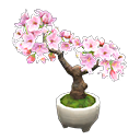 Cherry-blossom bonsai as it appears in the player's storage