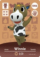 Winnie's amiibo card